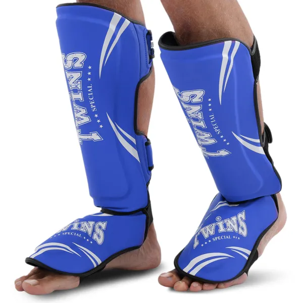 TWS martial arts shin and foot guards, size S-L BO-7971-BL