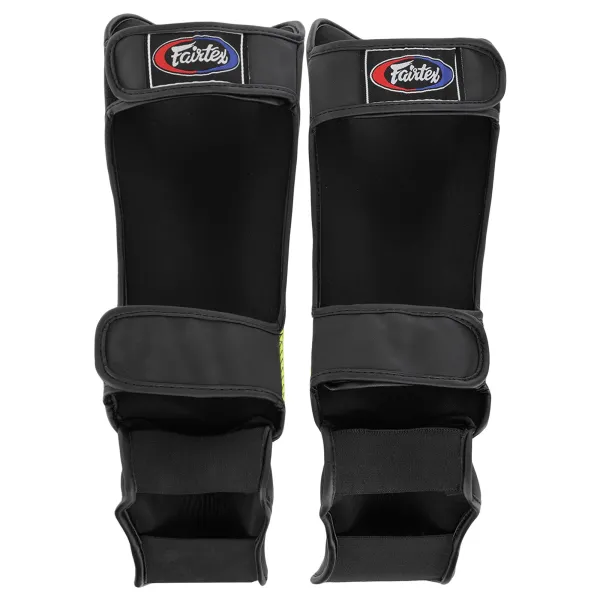 FAIRTEX leather shin and foot guards for martial arts, size S-L BO-9486-GR