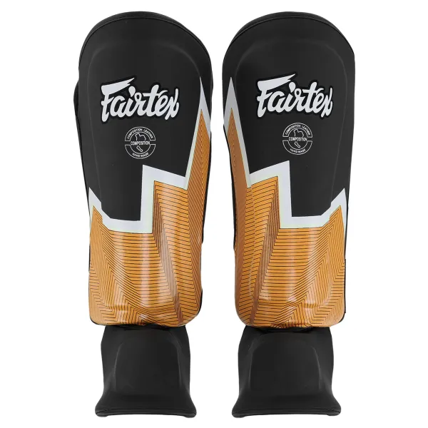 FAIRTEX leather shin and foot guards for martial arts, size S-L BO-9486-Y