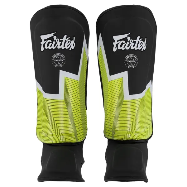 FAIRTEX leather shin and foot guards for martial arts, size S-L BO-9486-GR
