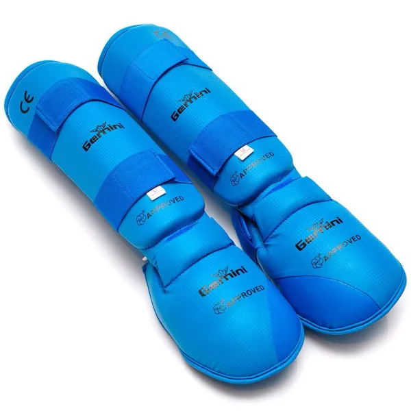 Shin and foot protection for karate Gemini GO-2863-BL Blue