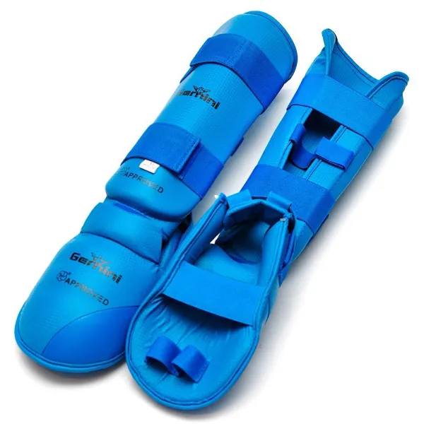 Shin and foot protection for karate Gemini GO-2863-BL Blue