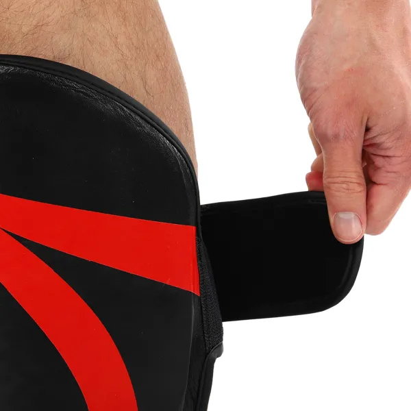 Leather shin and foot guards for martial arts FISTRAGE RAGE, size S-XL VL-6373