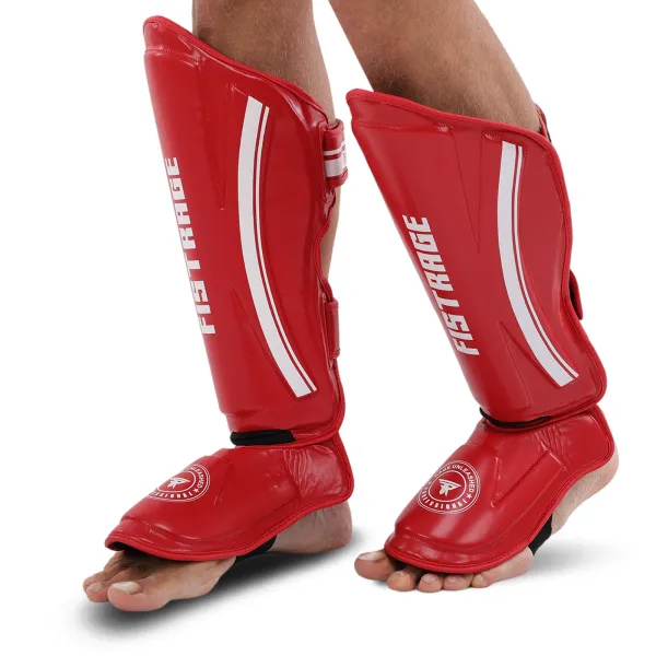 Shin and foot protection for martial arts FISTRAGE, size S-XL VL-8451