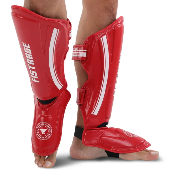 Shin and foot protection for martial arts FISTRAGE, size S-XL VL-8451