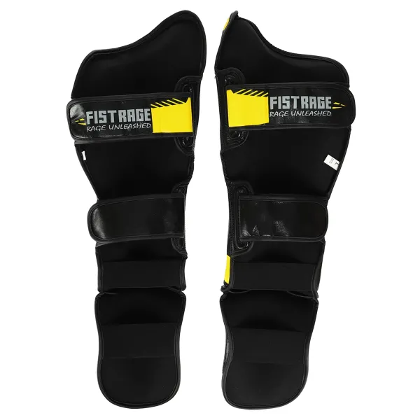 Leather martial arts shin and foot guards FISTRAGE size S-XL VL-9356