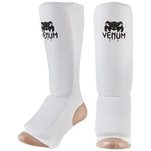 Venum Shin and Foot Protector — white VN-1025WH
