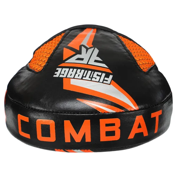 Лапы изогнутые для бокса и единоборств FISTRAGE COMBAT (2 шт), черно-оранжевые VL-6387