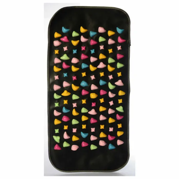 Orthopedic massage mat applicator with stones GS-1953-2