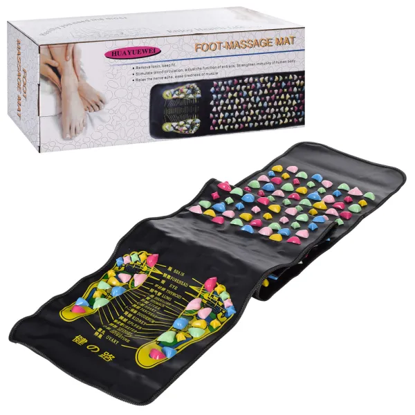Orthopedic massage mat applicator with stones GS-2886