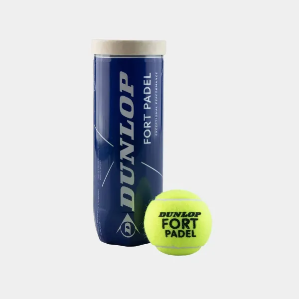 М'ячі для падл-тенісу Dunlop FORT PADEL 3PET 601555 (Оригінал)