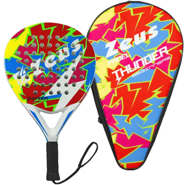 Ракетка для падел-тенниса Zeus Racchetta Thunder Beginners с чехлом (Оригинал) Z01937