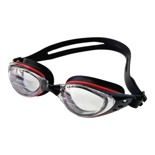 Swimming goggles LEACCO black-red SG-1603-BK