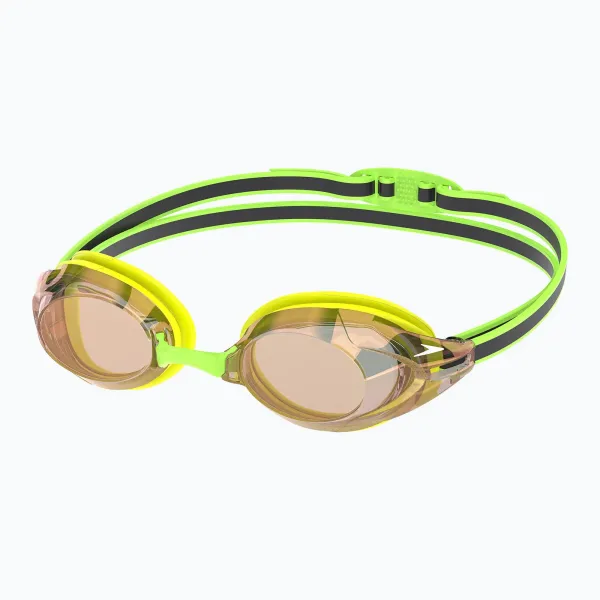 Окуляри для плавання Speedo VANQUISHER 3.0 MIRRORED Зелений, жовтий OSFM 8-00473417218 (Оригінал)