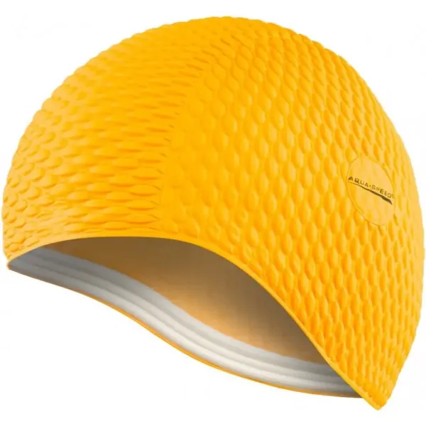 Swimming cap Aqua Speed ​​BOMBASTIC yellow Women's OSFM art 104-75 (Original)