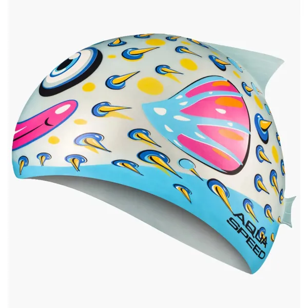 Шапочка для плавання Aqua Speed ZOO FISH, дитяча, мультиколор 115-02-FISH (Оригінал)