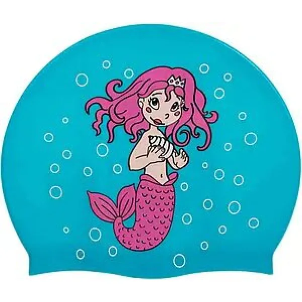 Шапка для плавання Aqua Speed ​​KIDDIE Mermaid 1784 блакитний Дет OSFM ( Оригінал)