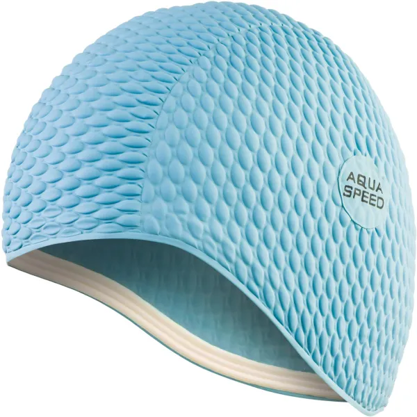 Шапка для плавання Aqua Speed ​​BOMBASTIC JUNIOR 9879 блакитний Дет OSFM 290-02 (Оригінал)