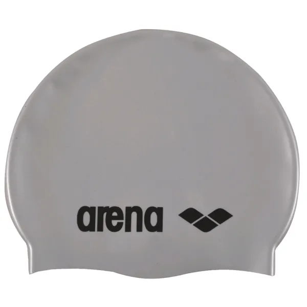 Шапка для плавання Arena CLASSIC SILICONE срібляста Уні OSFM 91662-051 (Оригінал)