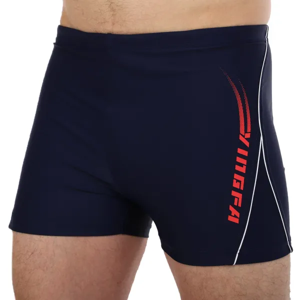 Men's swimming trunks boxers YINGFA size M-3XL Blue Y-3940-1