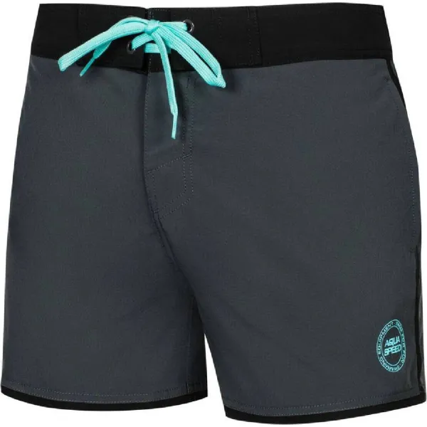 Men's swimming shorts Aqua Speed AXEL 7187 Gray-blue 337-37 (Original)