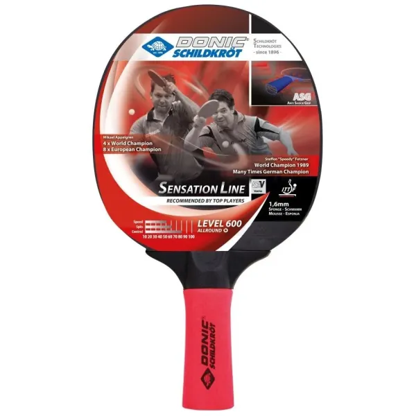 Ракетка для настольного тенниса Donic-Schildkrot Sensation 600 (Оригинал) 724402