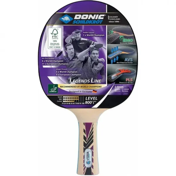Набор для настольного тенниса Donic Legends 800 FSC (Оригинал) 788488