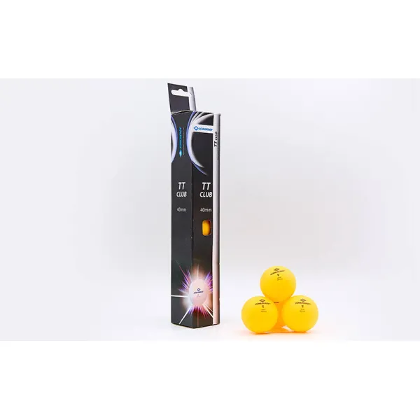 Table tennis balls Donic 1-T One Poly 40+ Orange