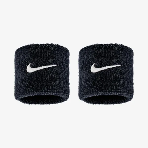 Напульсники Nike Swoosh Wristbands 2 PK Черные (Оригинал) N.101.2405.010.OS