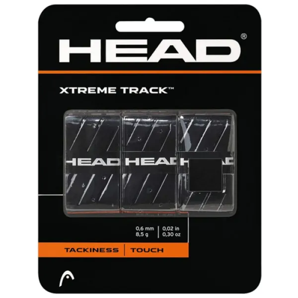 HEAD Xtreme Track Grip Overwrap 285-124 Black (3pcs) (Original)