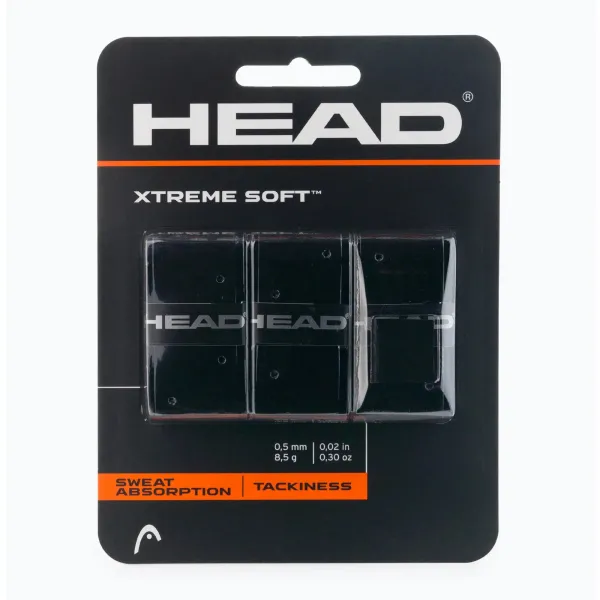 Winders HEAD Xtremesoft Grip Overwrap 285-104 black (3 pcs.) (Original)