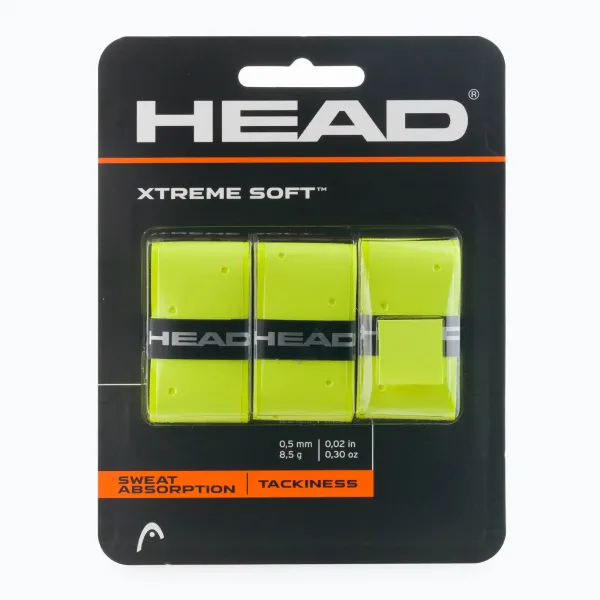 Намотки HEAD Xtremesoft Grip Overwrap 285-104 yellow (3шт.) (Оригінал)