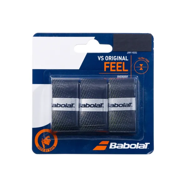 Tennis racket winders Babolat VS ORIGINAL X3 BLACK/FLUO YELLOW (3 pcs.) 653040-232 (Original)