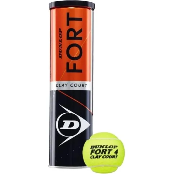 Мячи для тенниса Dunlop Fort clay court 4 шт. (Оригинал) 601318