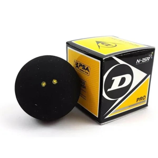 М'яч для сквошу Dunlop PRO 2 точка Жовтий (Оригінал)