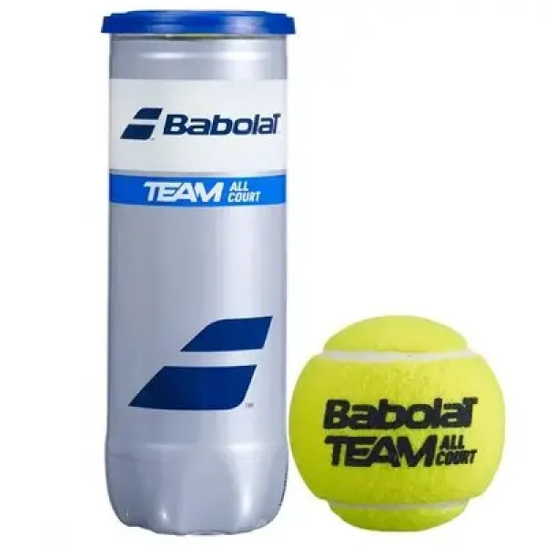 М'ячі для тенісу Babolat Team All Court 3 шт. Жовті (Оригінал) 501083-113