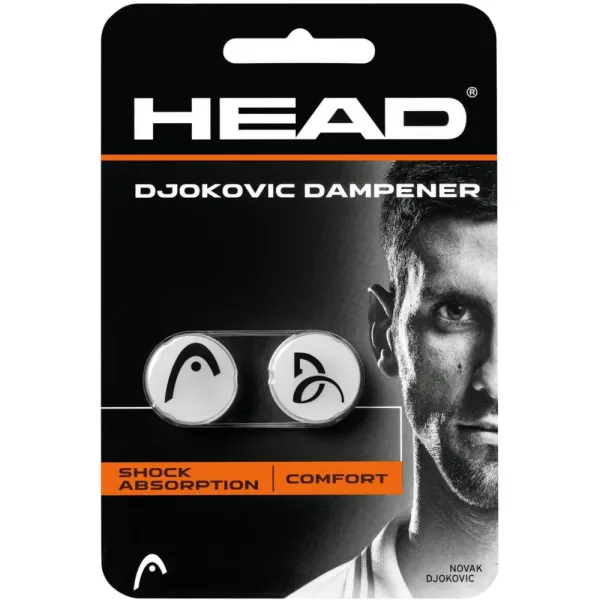 Head Djokovic Dampener Vibration Dampeners, 2 pcs, White 285704 (Original)