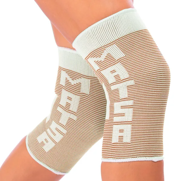 Наколінник еластичний бандаж MATSA 2шт MA-0026BEIGE