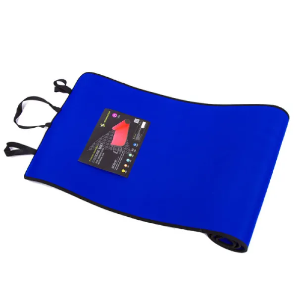 Килимок для фітнесу та йоги EVA IronMaster IR97510 180см 60см 6мм Синій