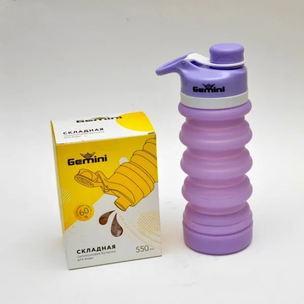 Water bottle 550ml Gemini BG07-PUR