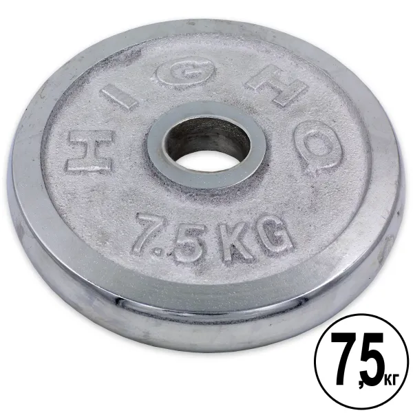 Диски хромовані HIGHQ SPORT 52мм 7,5кг хром TA-1838-7_5B