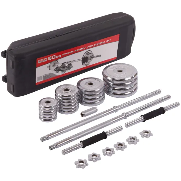 Комплект штанга та гантелі YORK SP-Sport GA-1437-50CH 50кг