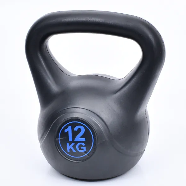 Гиря 12 кг суцільна пластикова PE 4196-12