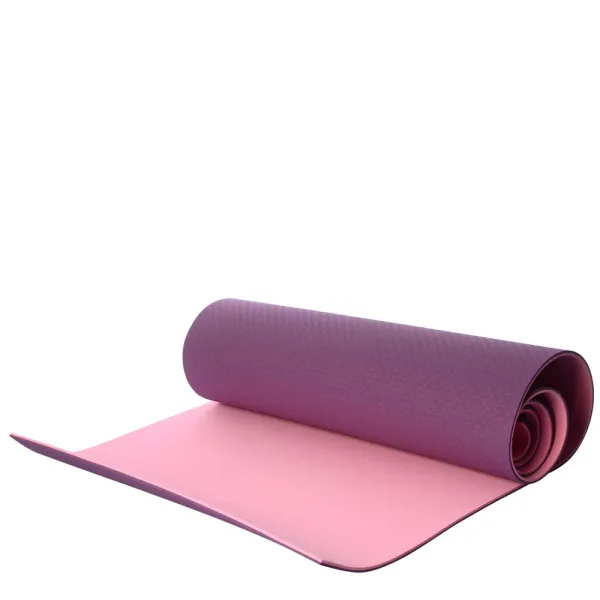 Fitness and yoga mat TPE+TC 6mm TPE-6VP