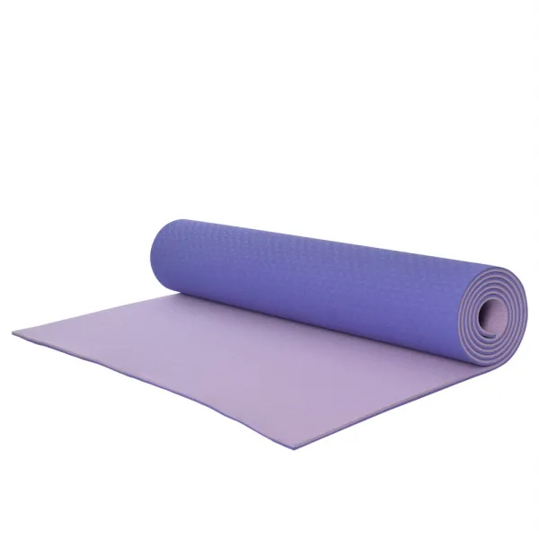 Fitness and yoga mat TPE+TC 6mm TPE-6VV