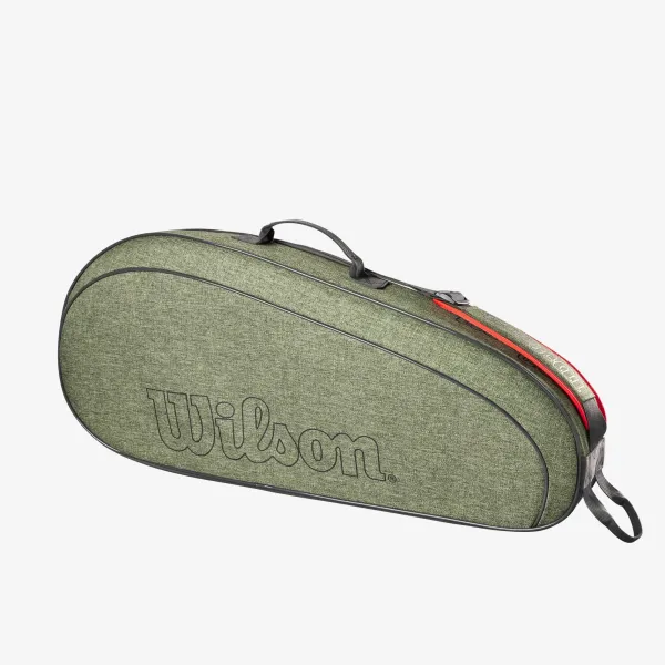 Сумка чохол Wilson Team 3PK Heather Green (3 ракетки) WR8022901001 (Оригінал) 