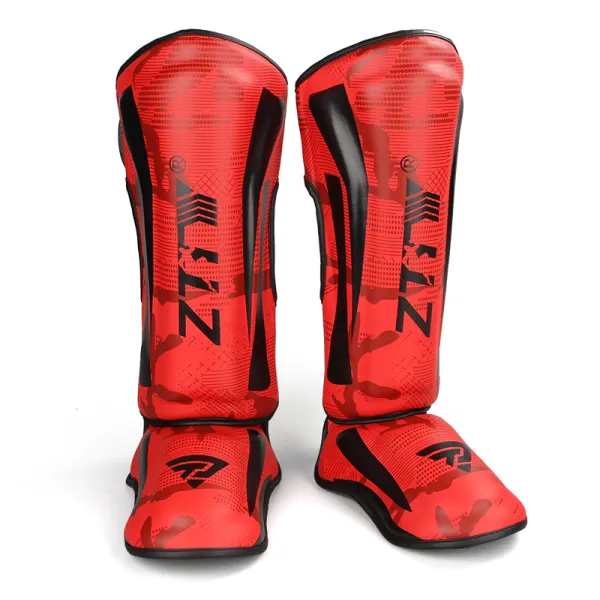 Martial arts shin and foot guards ZTT BO-2531R