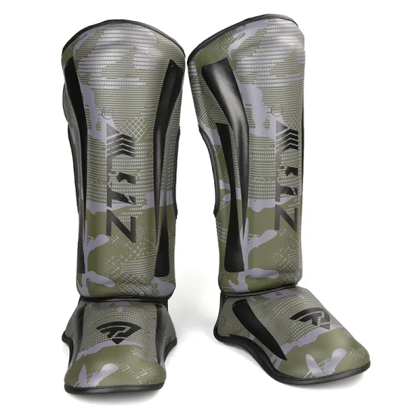 Martial arts shin and foot guards ZTT BO-2531GR