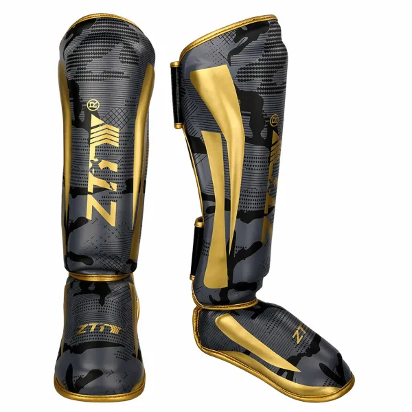 Martial arts shin and foot guards ZTT BO-2531BK